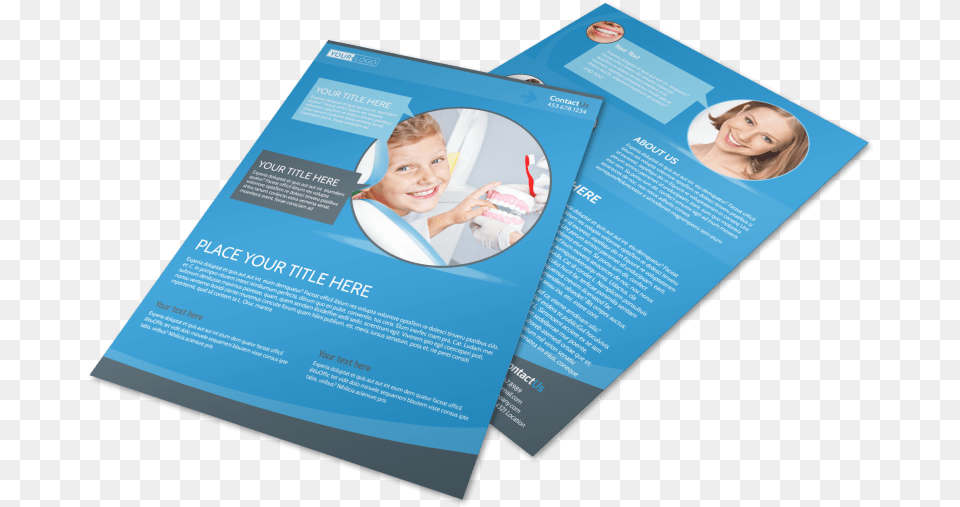 Dental Care Clinic Flyer Template Preview, Advertisement, Poster, Baby, Person Png