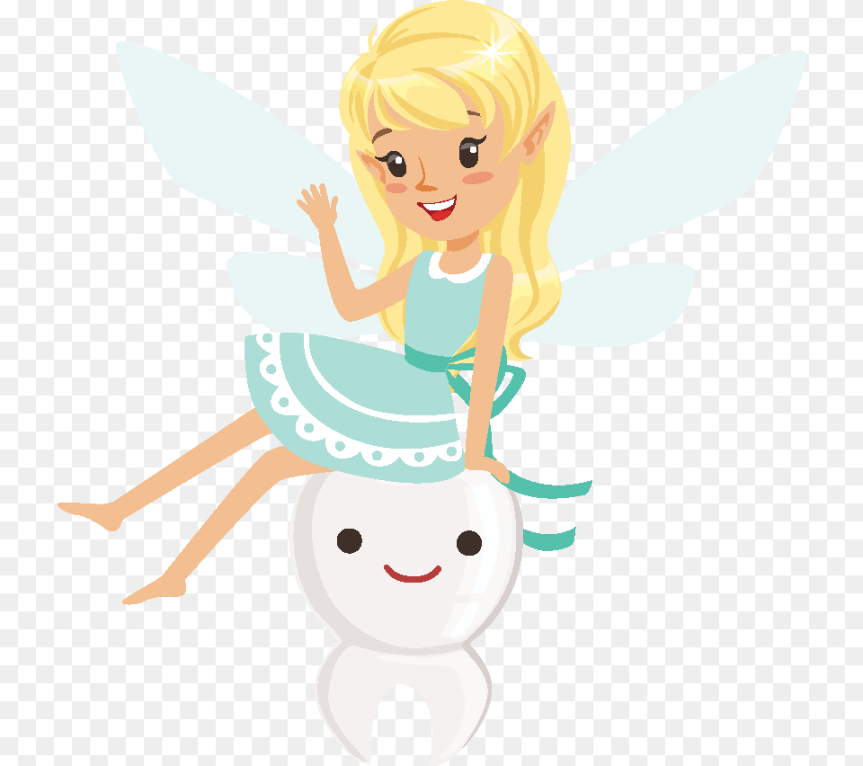 Dental Clipart Tooth Fairy Cartoon, Baby, Person, Face, Head Png