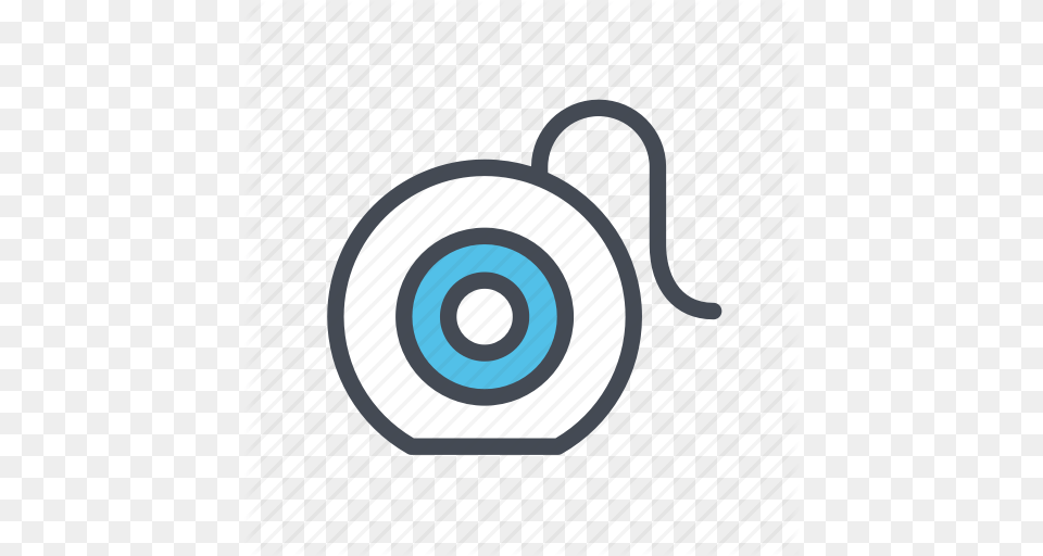 Dental Floss Flossing Hygiene Tooth Floss Icon, Weapon, Gun Free Png Download