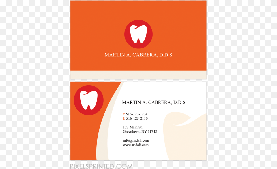 Dentist Business Card Do Your Own Cards Graphic Design, Paper, Text Free Transparent Png