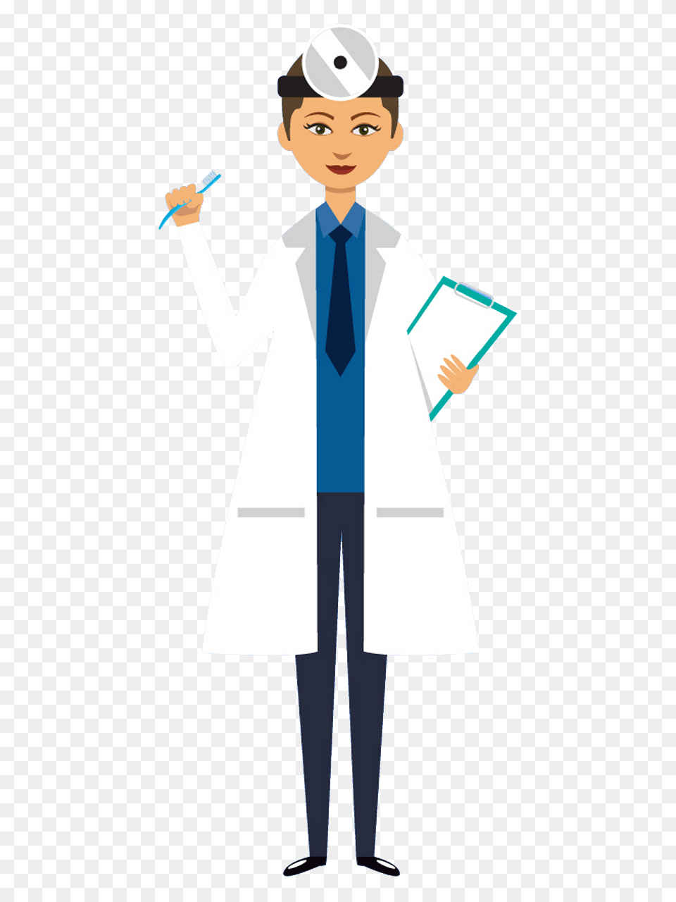 Dentist Clipart, Clothing, Coat, Lab Coat, Person Png Image