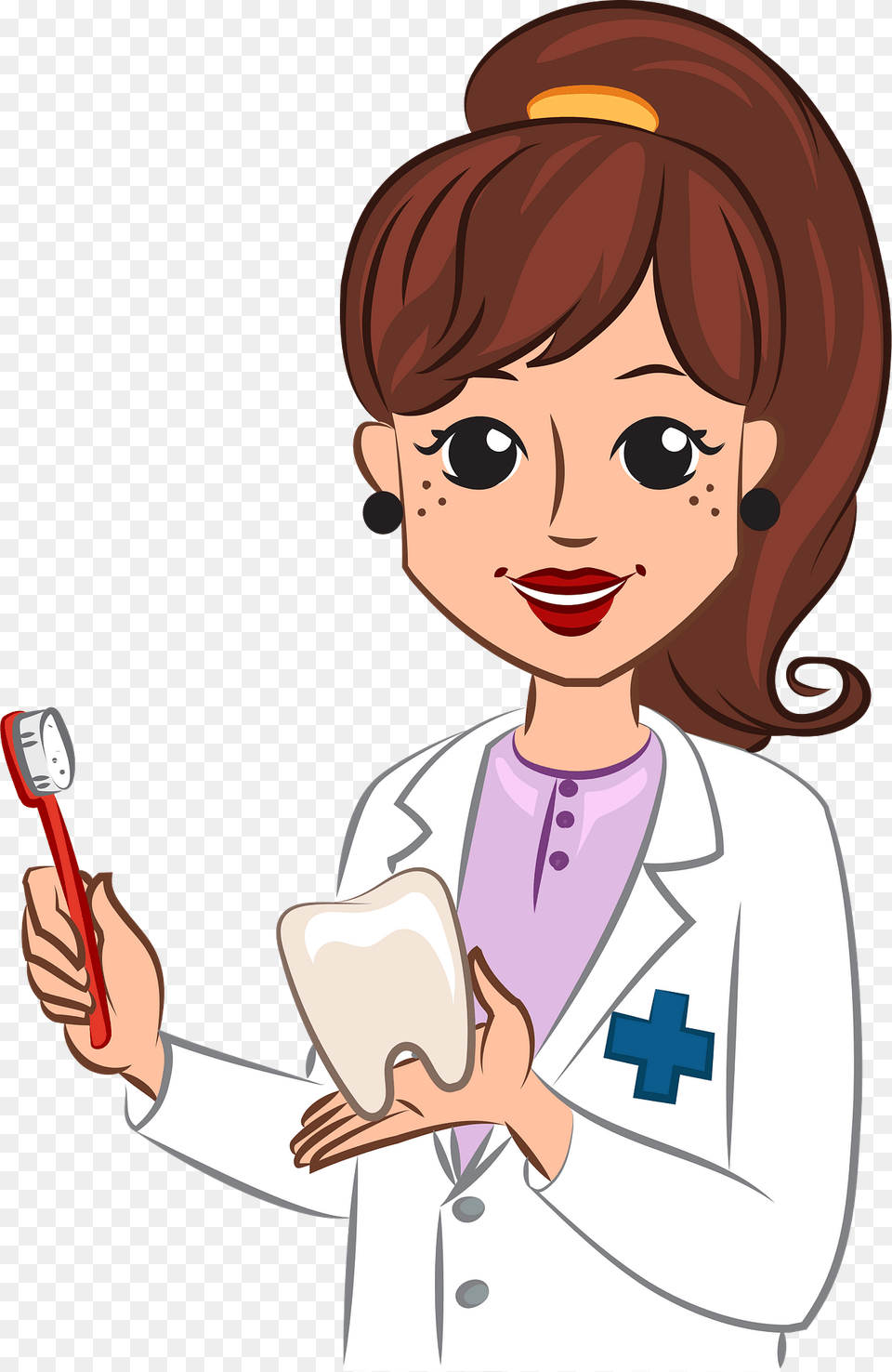 Dentist Clipart, Clothing, Coat, Lab Coat, Person Free Transparent Png