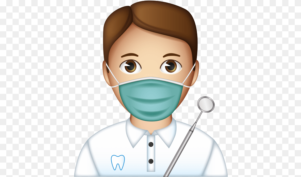 Dentist Emoji, Clothing, Coat, Lab Coat, Face Png Image