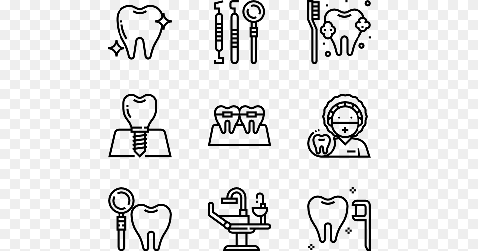 Dentist Farm Icon Vector, Gray Free Png Download