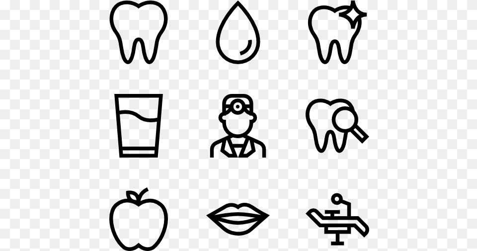 Dentist Icon, Gray Png Image
