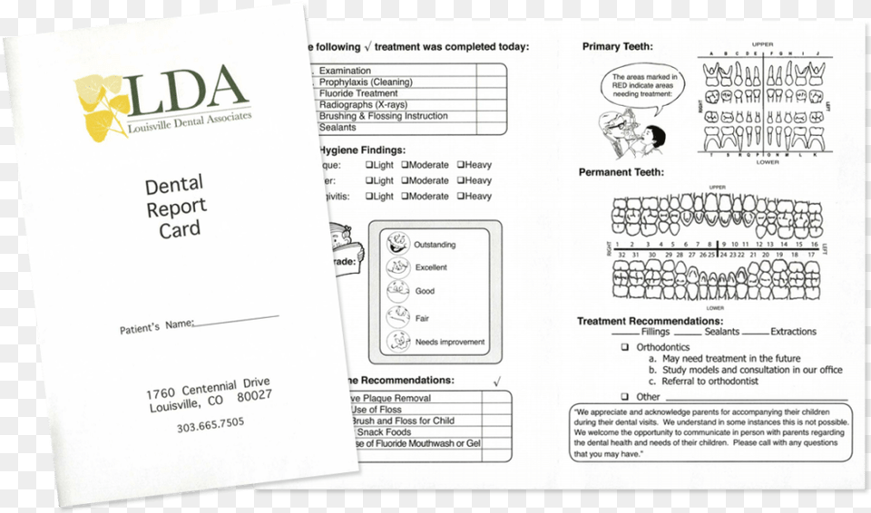 Dentist In Louisville Co Report Card Document, Advertisement, Page, Poster, Text Free Transparent Png