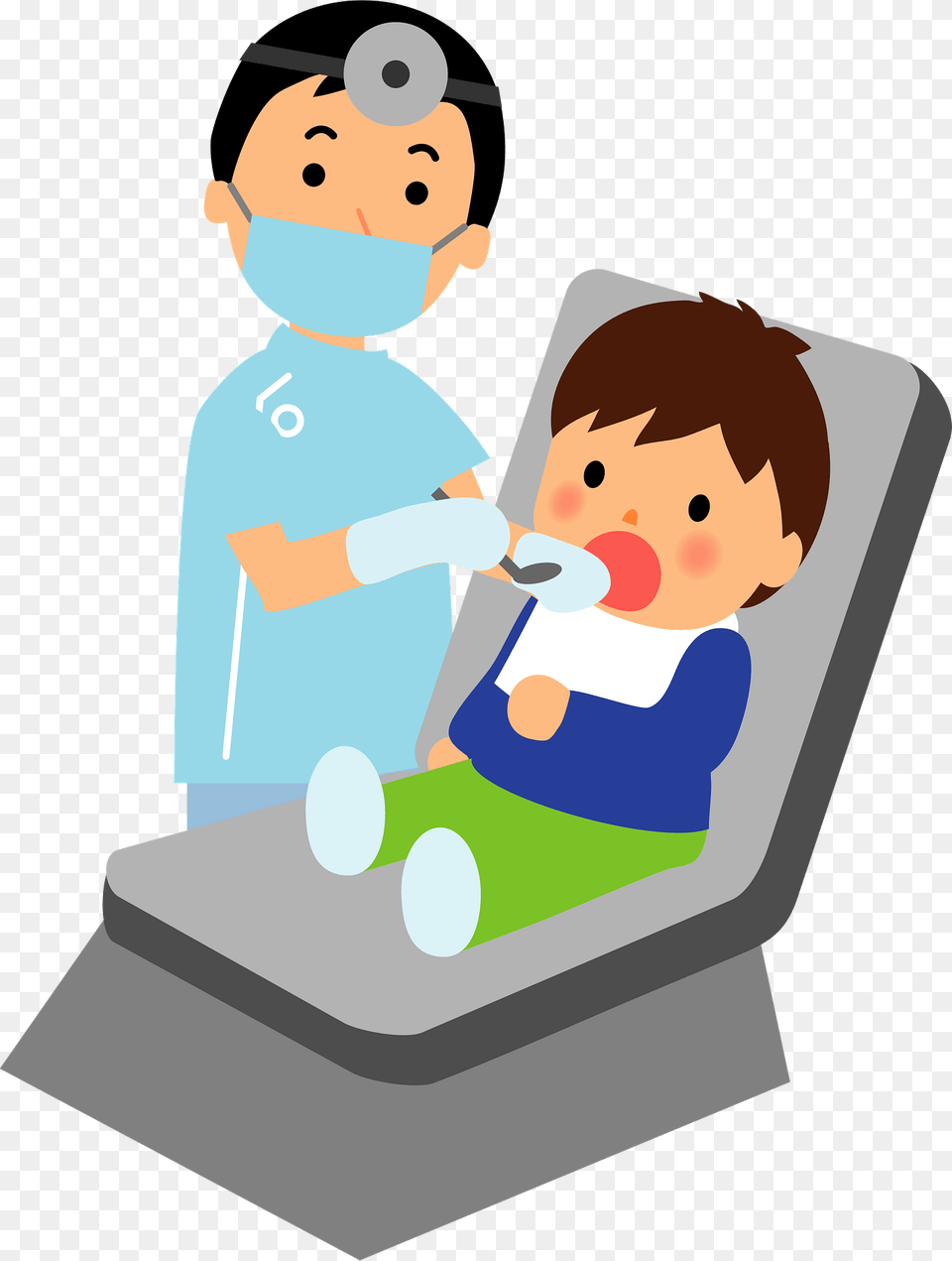 Dentist Is Treating Patient Clipart, Indoors, Baby, Person, Face Png