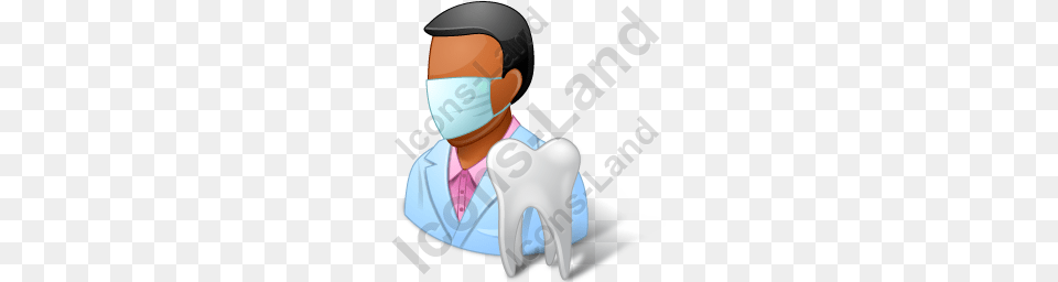 Dentist Male Dark Icon Pngico Icons, Clothing, Glove, People, Person Free Png