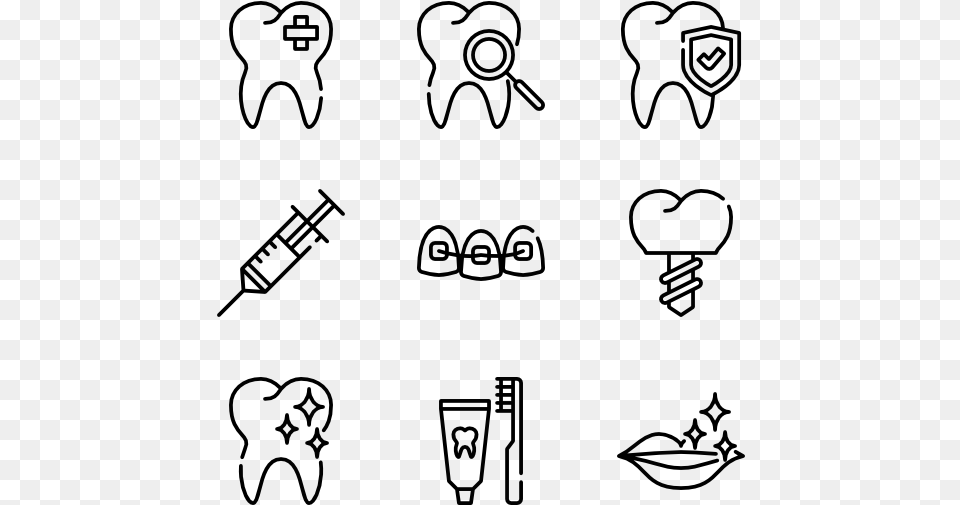 Dentist Wedding Icon Transparent Background, Gray Png