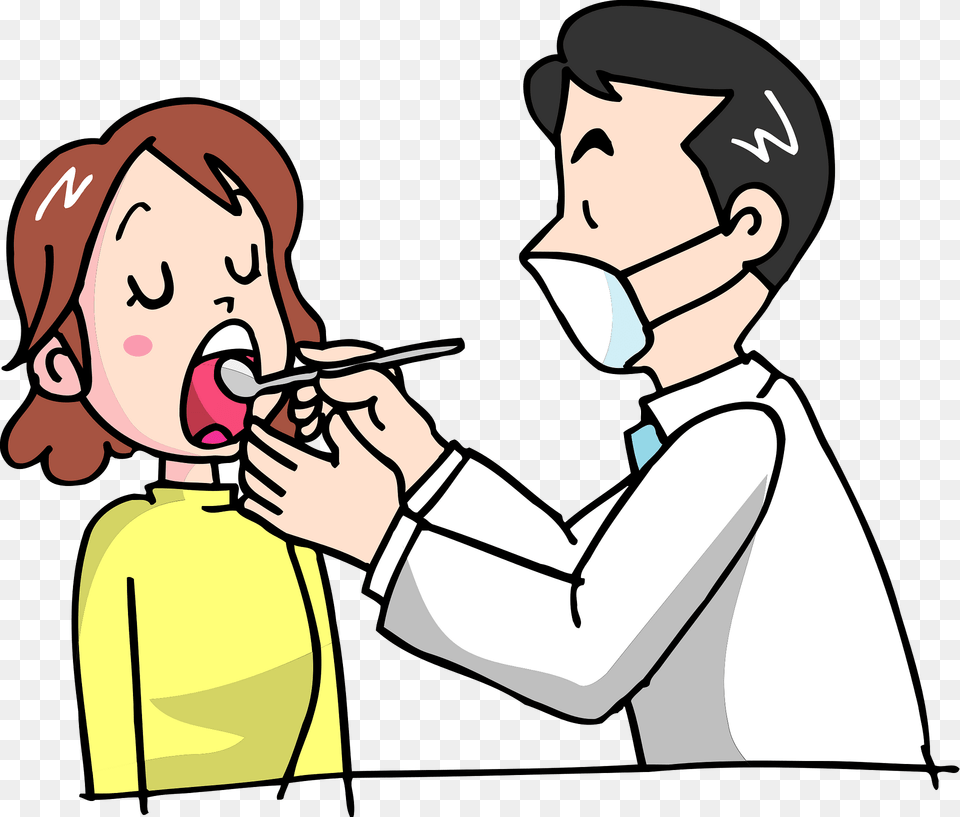 Dentist With Patient Clipart, Baby, Person, Face, Head Free Png Download