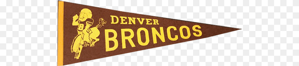 Denver Broncos Felt Football Sign Png