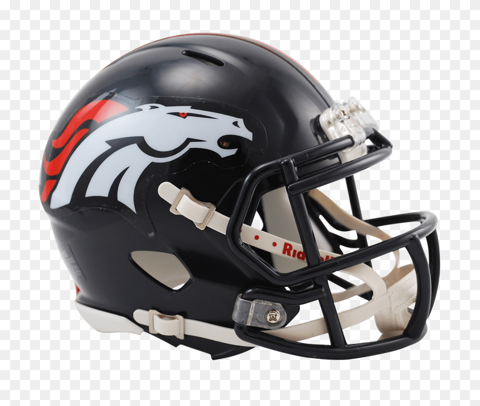 Denver Broncos Replica Mini Speed Helmet Nfl Football Helmet, American Football, Football Helmet, Sport, Person Free Png