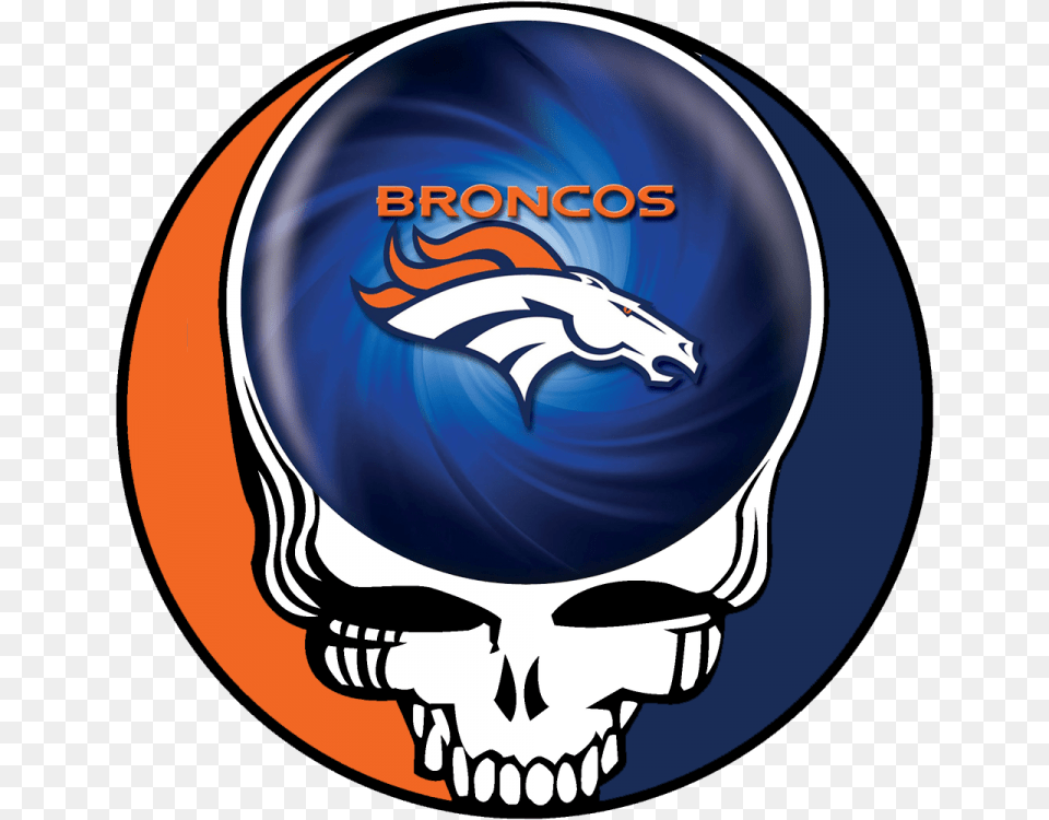 Denver Broncos Skull Logo Iron On Transfers Grateful Dead Logo, Face, Head, Person Png Image