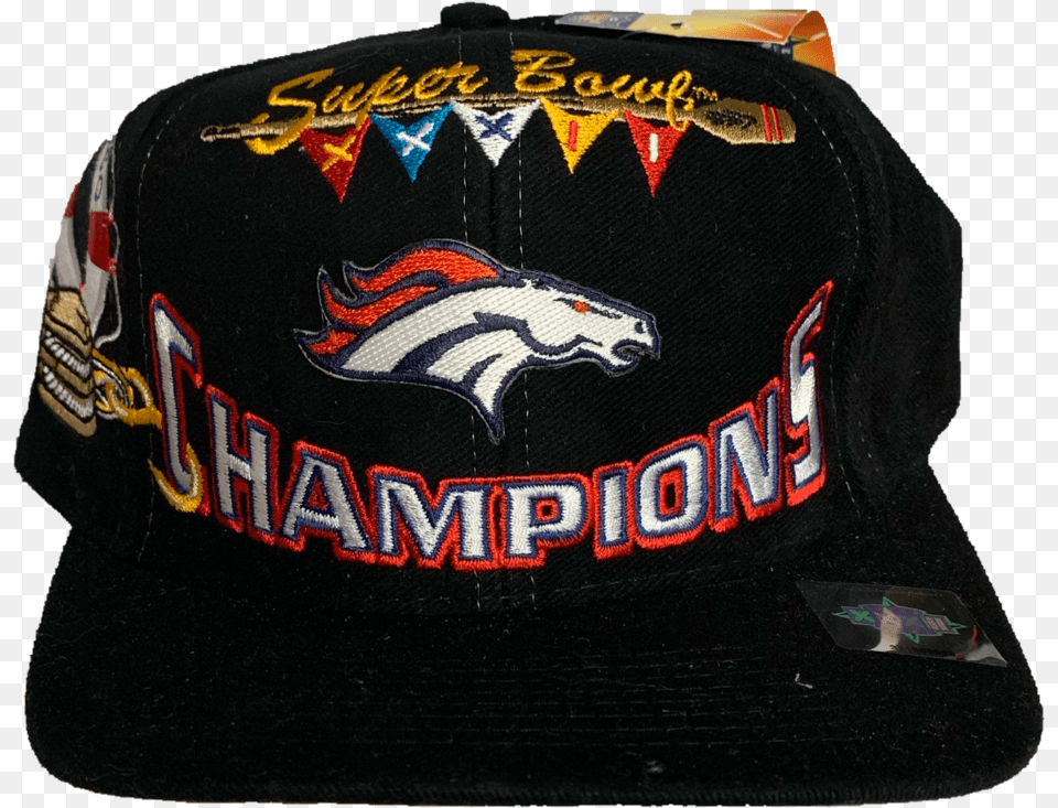 Denver Broncos Vintage Super Bowl Snapback Hat Baseball Cap, Baseball Cap, Clothing, Accessories, Bag Free Png Download