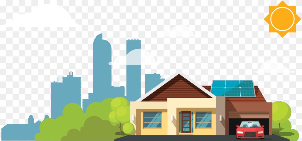 Denver Home Insulation And Solar Power, Neighborhood, Architecture, Rural, Outdoors Free Transparent Png
