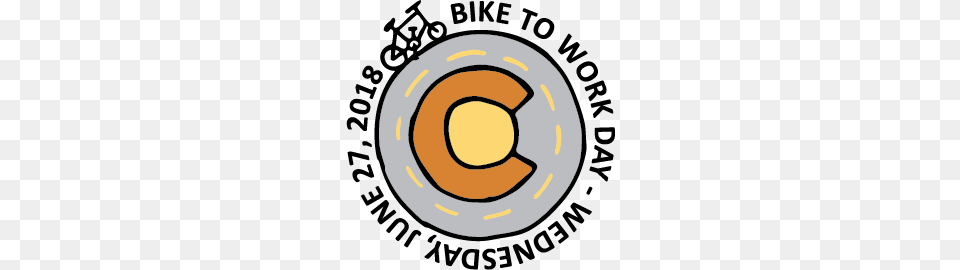 Denver Region Bike To Work Day Apparel, Logo, Ammunition, Emblem, Grenade Png