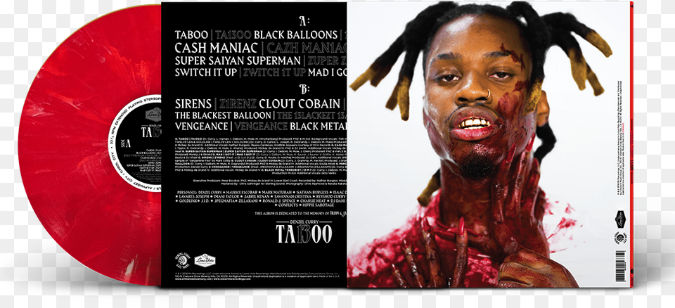 Denzel Curry Ta1300 Vinyl, Adult, Person, Female, Woman Png Image