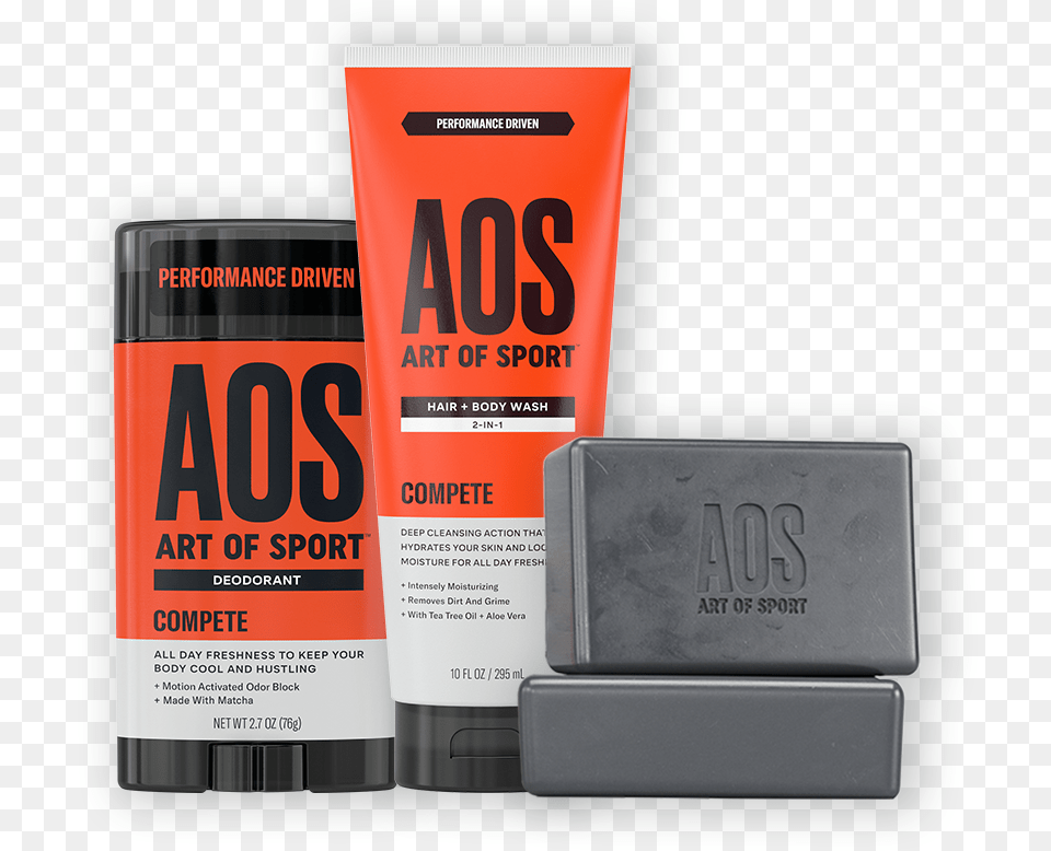 Deodorant Hair Amp Body Wash Body Bar 2pk Aos Deodorant, Bottle Free Png Download