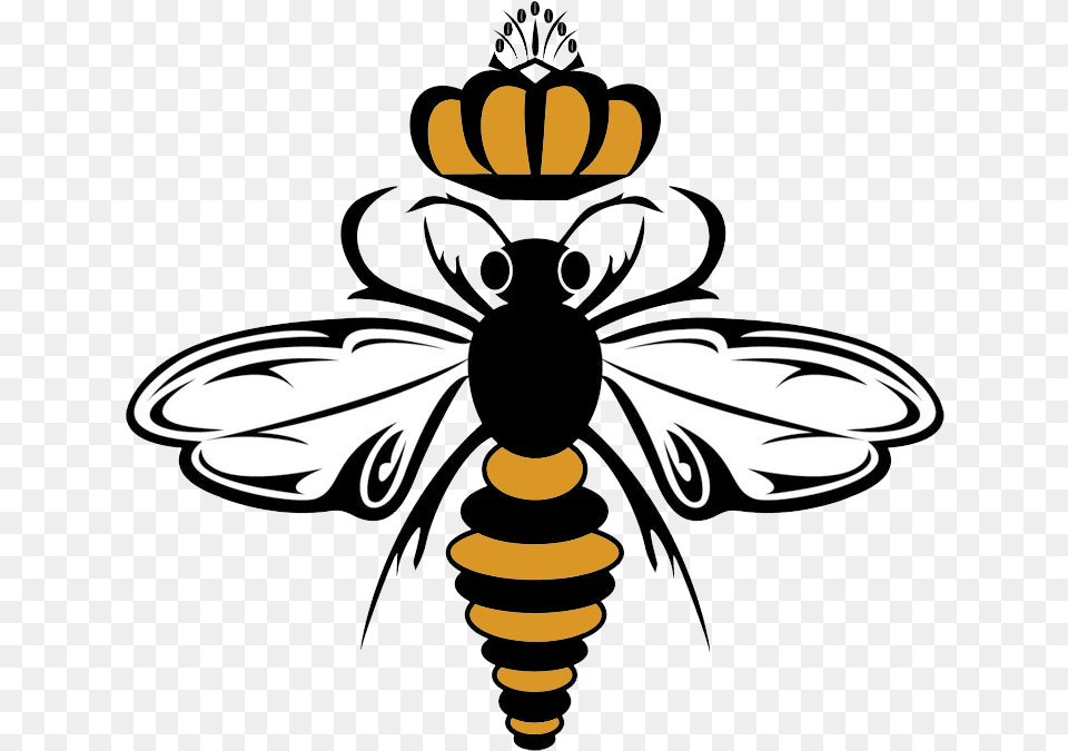 Deons Honey Products Icon Crown Queen Bee Svg, Animal, Insect, Invertebrate, Wasp Free Png Download