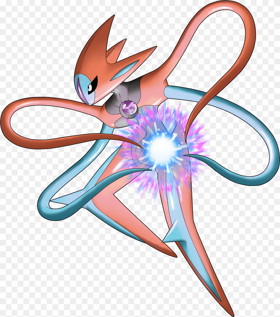 Deoxys Attack Form Fanart, Accessories, Animal, Sea Life Free Png