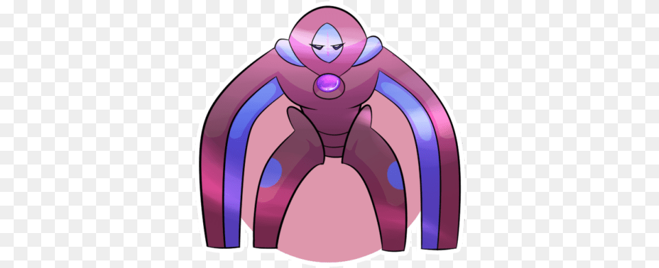 Deoxys Defense Forme, Cape, Clothing, Purple Free Transparent Png