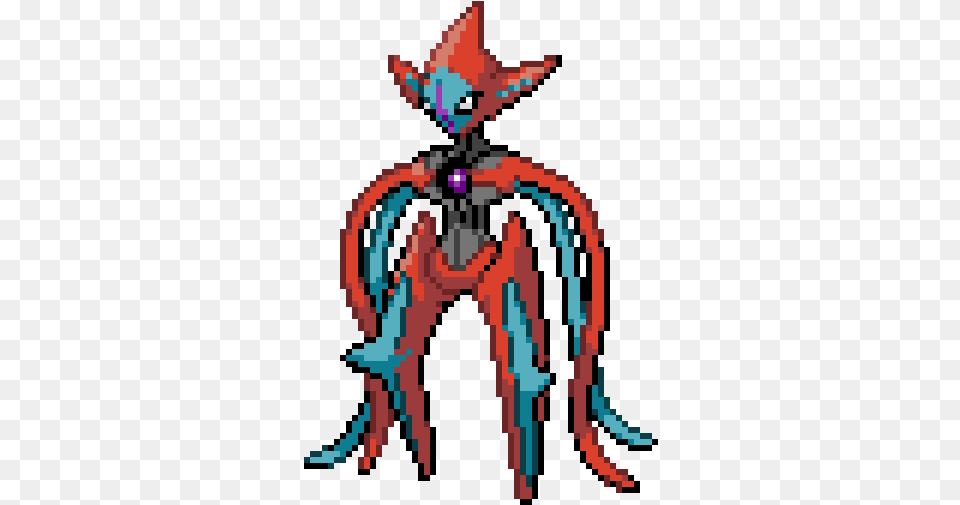 Deoxys Pixel Art Shiny, Animal, Bee, Insect, Invertebrate Free Transparent Png
