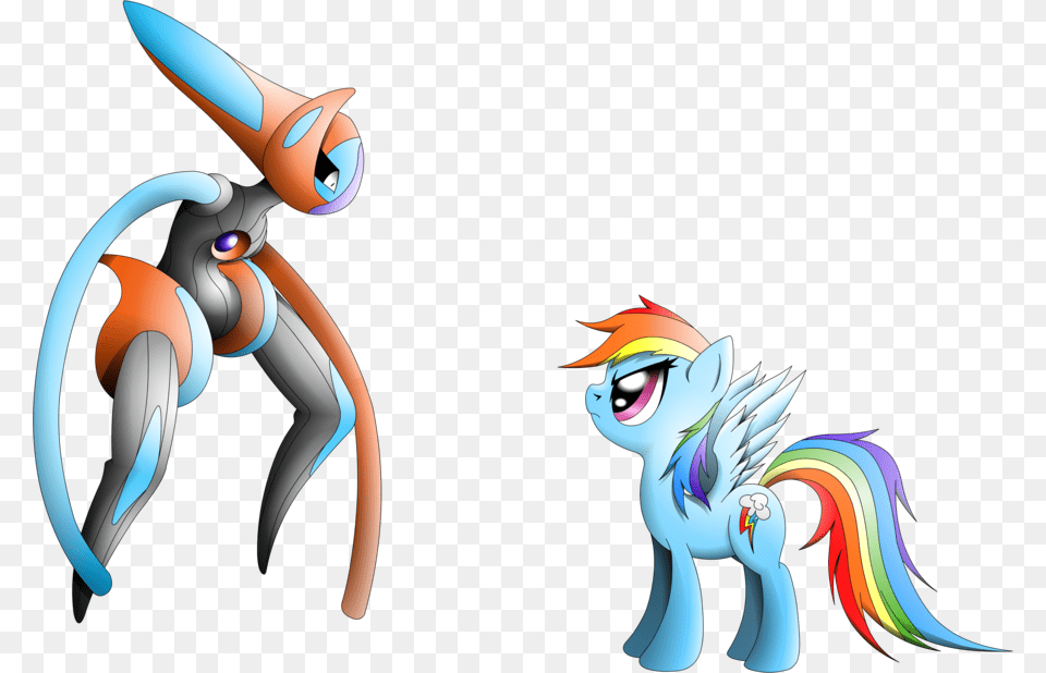 Deoxys Wallpaper Deoxys And Rainbow Dash, Book, Comics, Publication Free Transparent Png