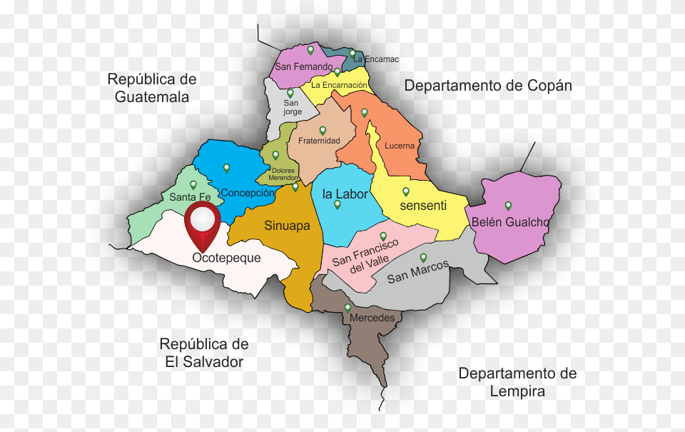 Departamento De Ocotepeque Honduras, Chart, Plot, Map, Atlas Png