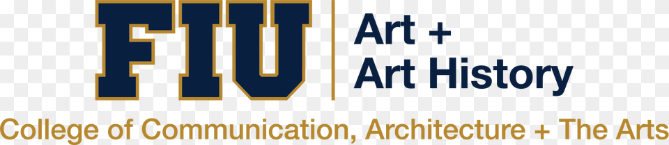 Department Of Art Art History Logo Florida International University, Text, People, Person Free Png