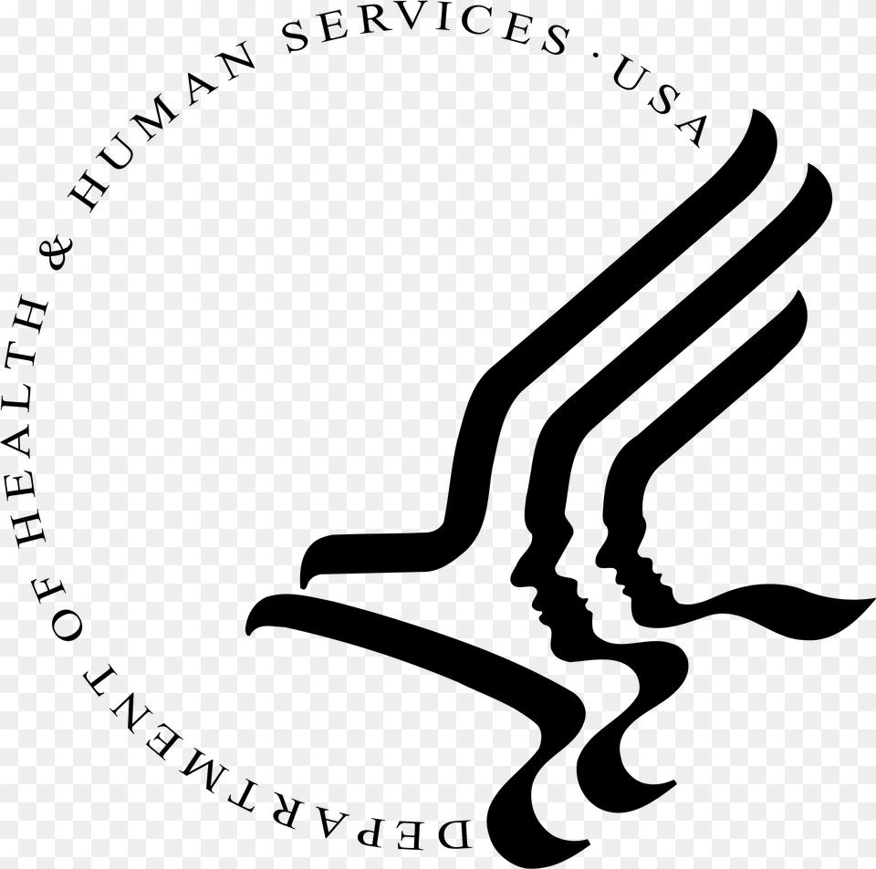 Department Of Health Amp Human Services Usa Logo Fda Us Food And Drug Administration, Gray Png Image