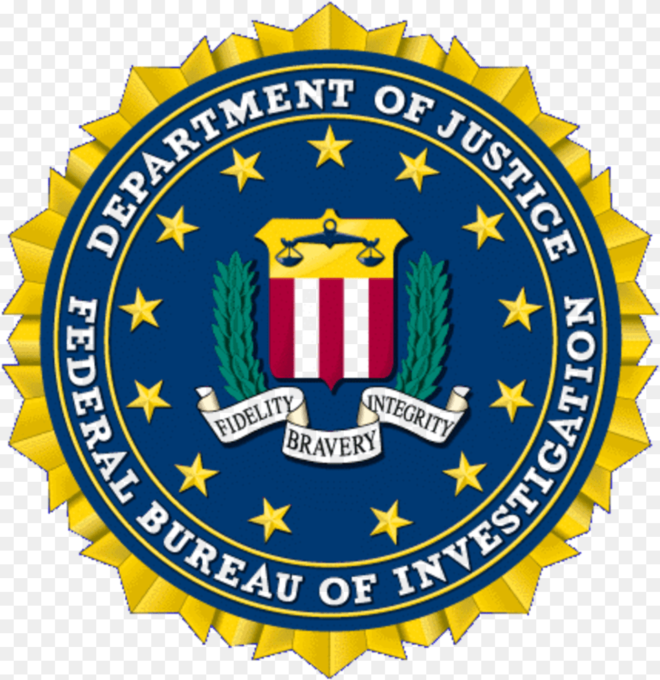 Department Of Justice Fbi, Badge, Logo, Symbol, Emblem Free Transparent Png