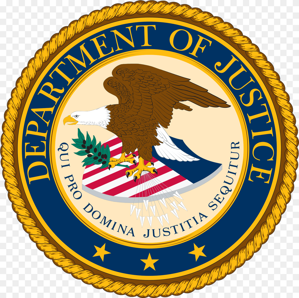 Department Of Justice Gif, Badge, Emblem, Logo, Symbol Png Image