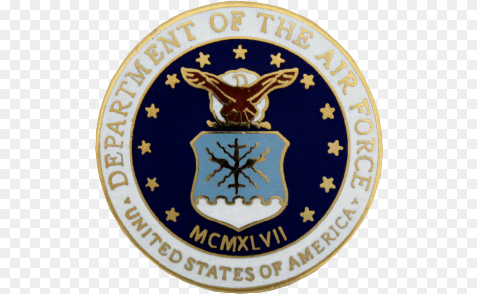 Department Of The Air Force Air Force, Badge, Emblem, Logo, Symbol Free Png