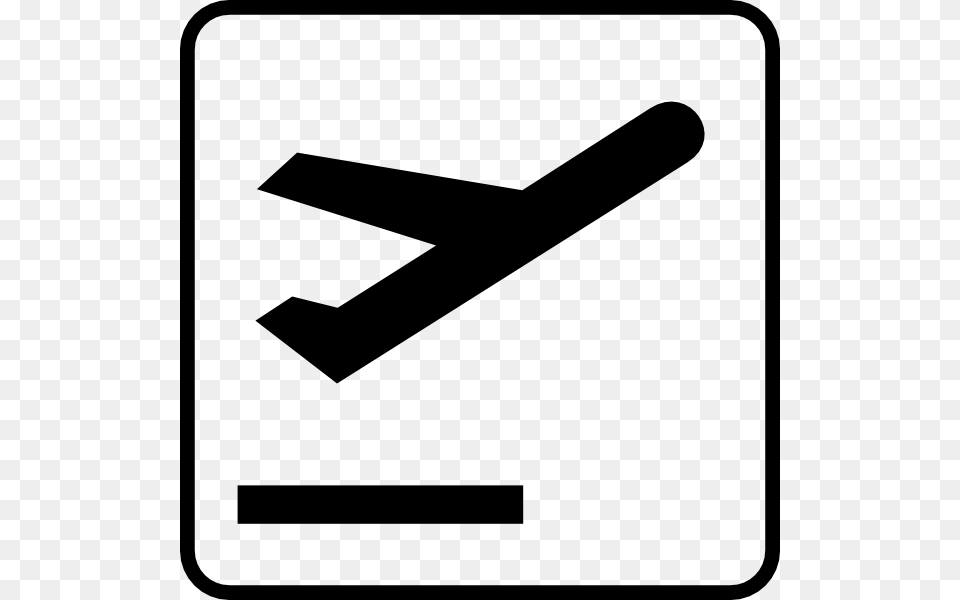Departure Clipart On Road, Sign, Symbol, Road Sign, Blade Free Png