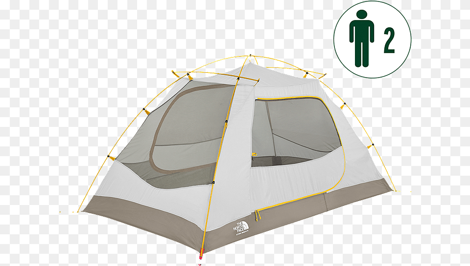 Dependable At The Campground Or On The Trails The North Face Stormbreak 2 Tent Castor Grey Arrowwood, Camping, Leisure Activities, Mountain Tent, Nature Free Png