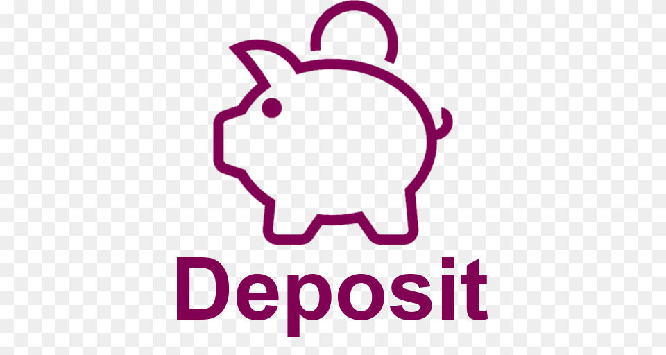 Deposits Icon Neighborhood Credit Union, Purple, Bag Png Image