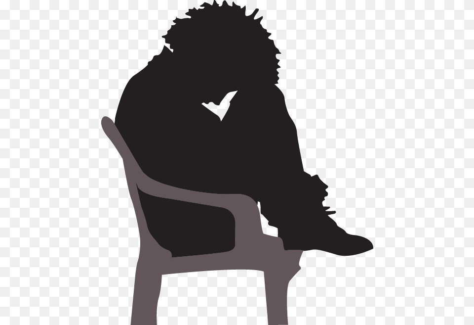 Depressed Cancer Awakens Depression, Silhouette, Person Free Png