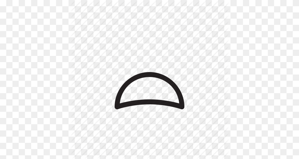 Depressed Emoji Expression Face Mouth Sad Icon, Cap, Clothing, Hat, Accessories Free Transparent Png