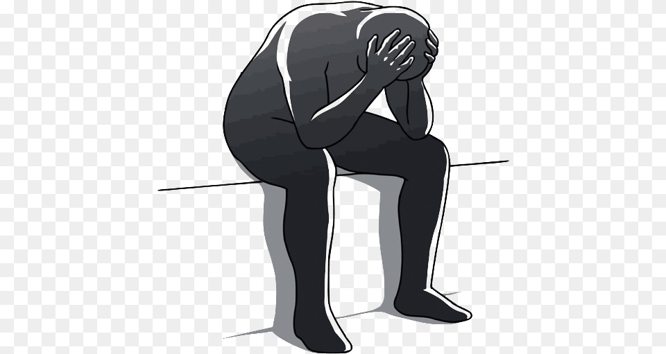 Depression In Childhood And Adolescence Symptom Standing Sad Person Background, Adult, Male, Man Free Transparent Png