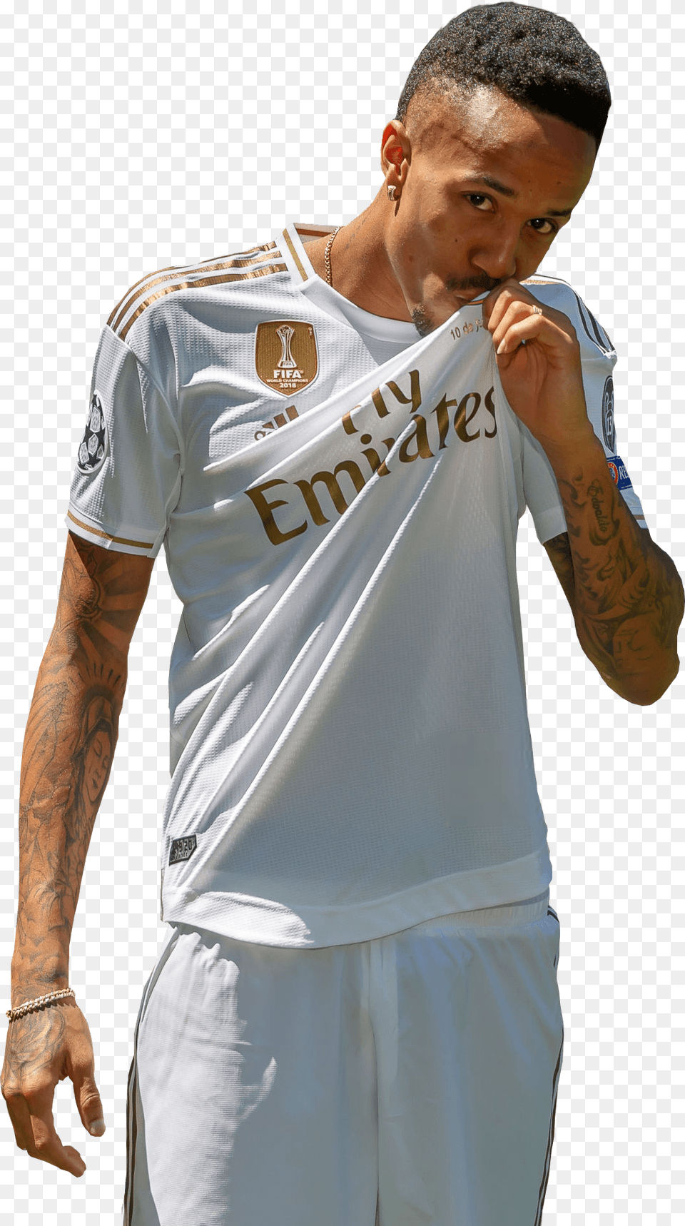 Der Militorender Eder Militao Real Madrid, Body Part, Clothing, Tattoo, Finger Png Image