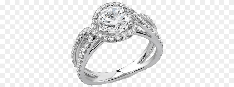 Der4 Engagement Ring That Twists, Accessories, Jewelry, Diamond, Gemstone Free Png Download