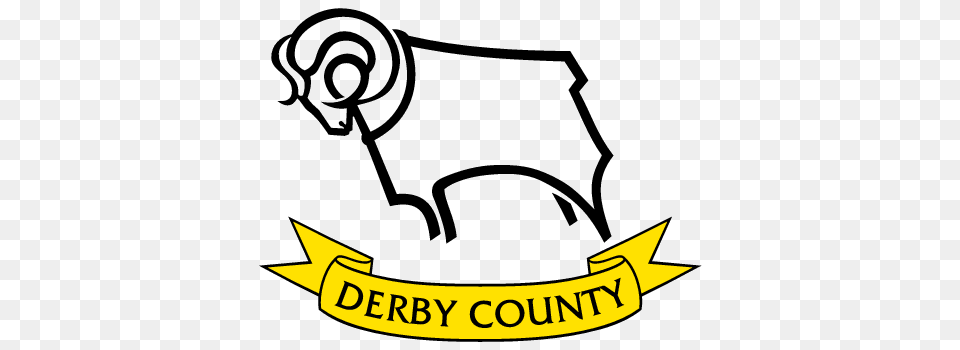 Derby County Fc Logos Firmenlogos, Logo, Device, Grass, Lawn Free Transparent Png