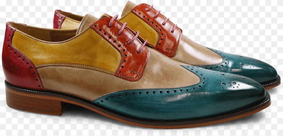 Derby Shoes Jeff 14 Crust Turquoise Powder Orange Sun Suede, Clothing, Footwear, Shoe, Sneaker Png Image