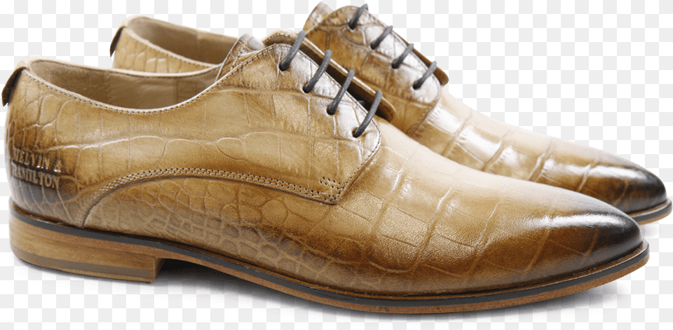 Derby Shoes Jessy 5 Baby Croco Sand Ls Leather, Clothing, Footwear, Shoe, Sneaker Png Image