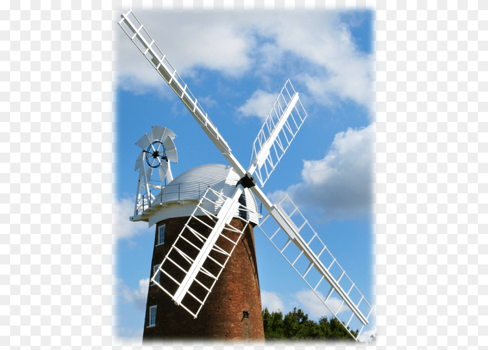 Dereham Windmill Windmill, Engine, Machine, Motor, Outdoors Png