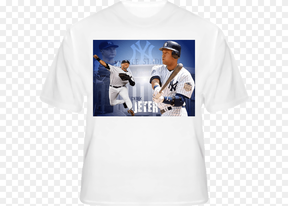 Derek Jeter Shirts New York Yankees, People, Person, Shirt, T-shirt Free Transparent Png