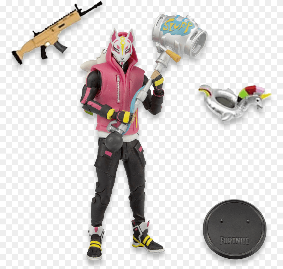 Deriva Fortnite, Person, Gun, Weapon, Clothing Png