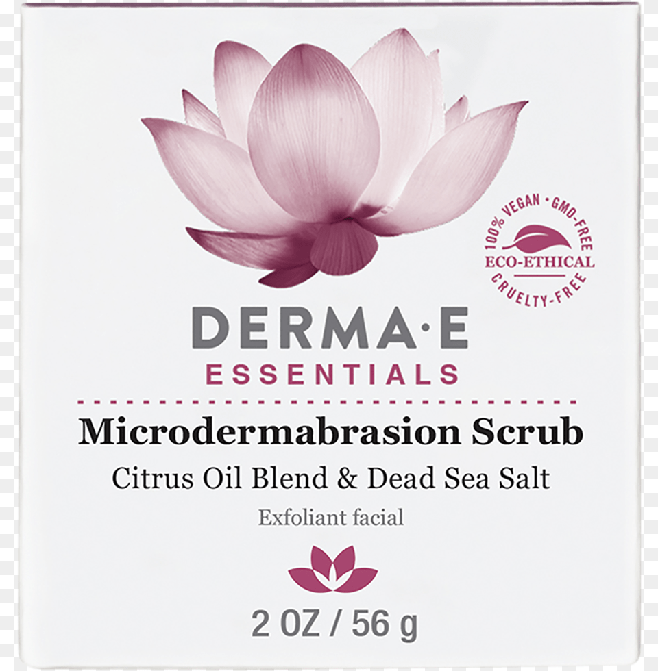 Derma E Dermabrasion Scrub, Advertisement, Poster, Flower, Plant Free Png Download
