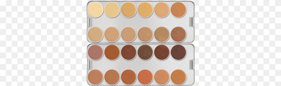 Dermacolor Large Palette Dermacolor 24 Colour Creme Camouflage Palette Dm, Paint Container, Face, Head, Person Free Png