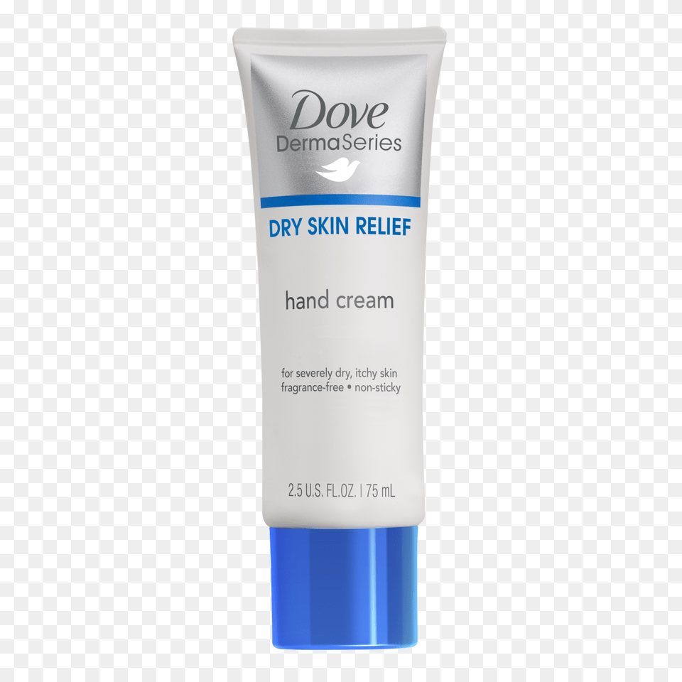 Dermaseries Dry Skin Relief Hand Cream Dove Dermaseries Dry Skin Relief, Bottle, Lotion, Cosmetics Png Image